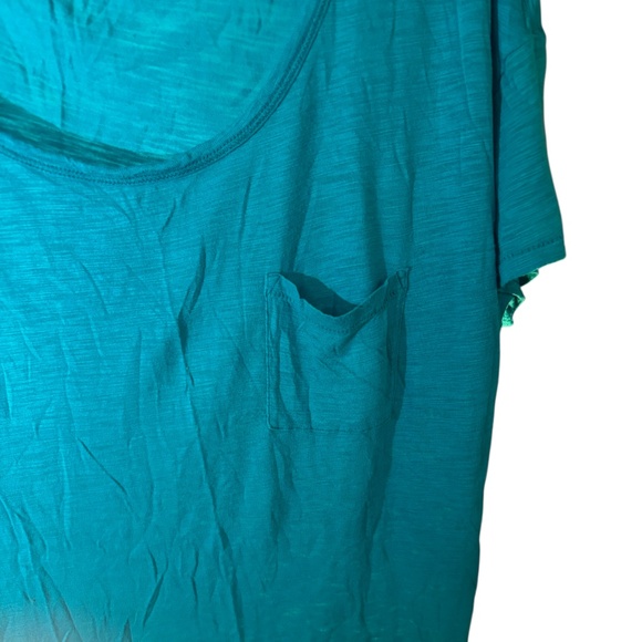 Aerie Teal Short Sleeve Tee - Picture 4 of 4